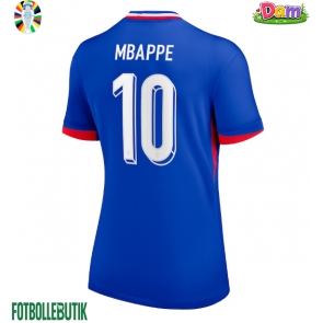 Frankrike Kylian Mbappe #10 Hemmatröja Kvinnor EM 2024 Kortärmad